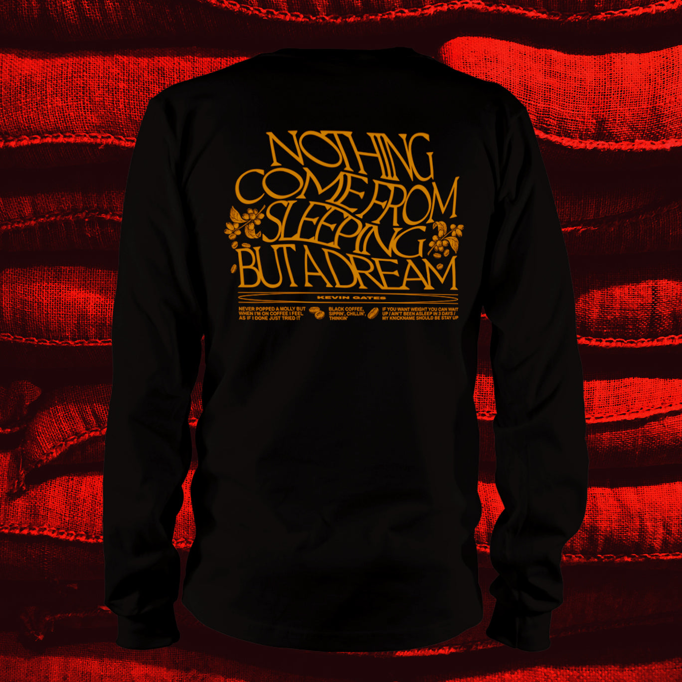KG x FOLKS "NOTHING COME FROM SLEEPING" LONG SLEEVE