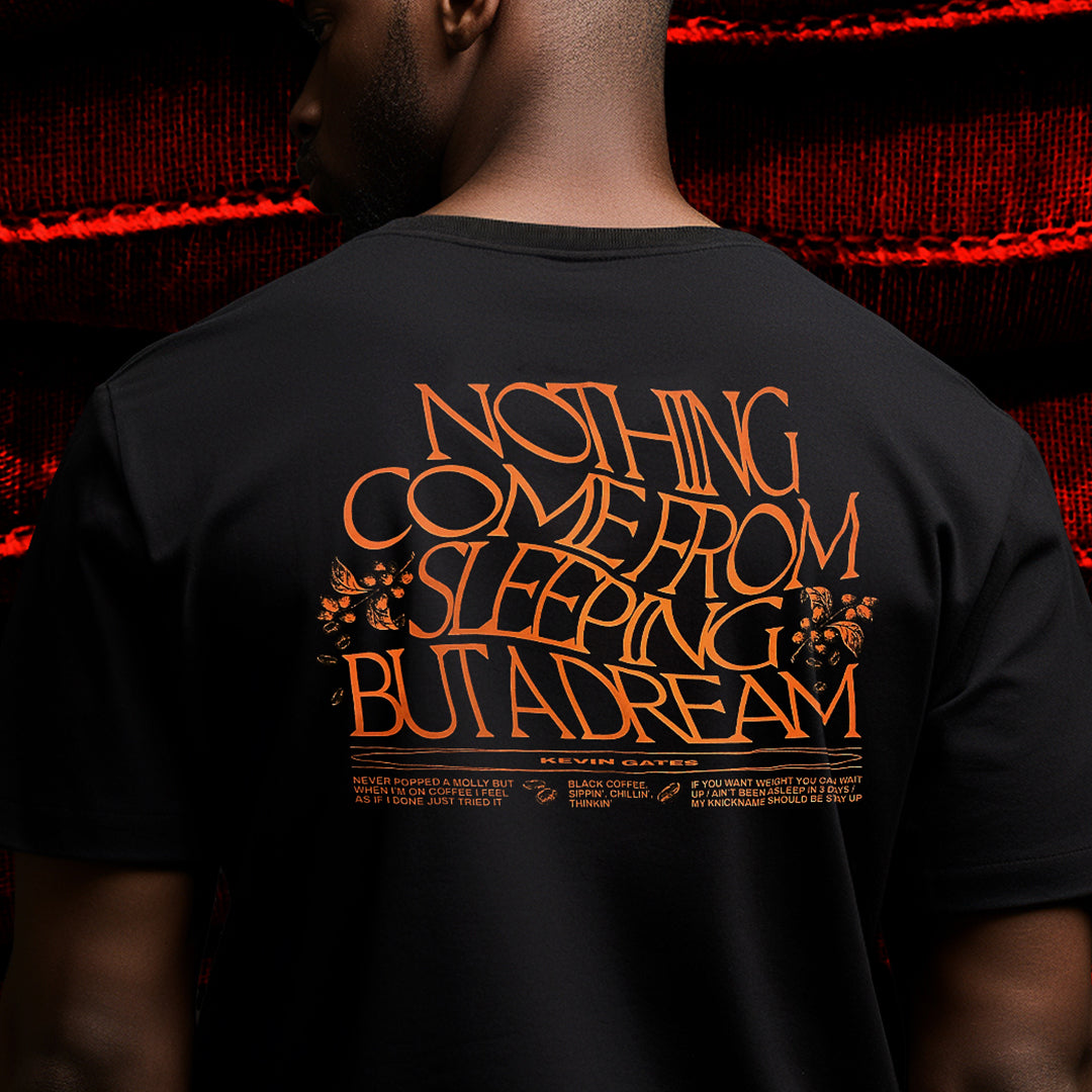 KG x FOLKS "NOTHING COME FROM SLEEPING" TEE