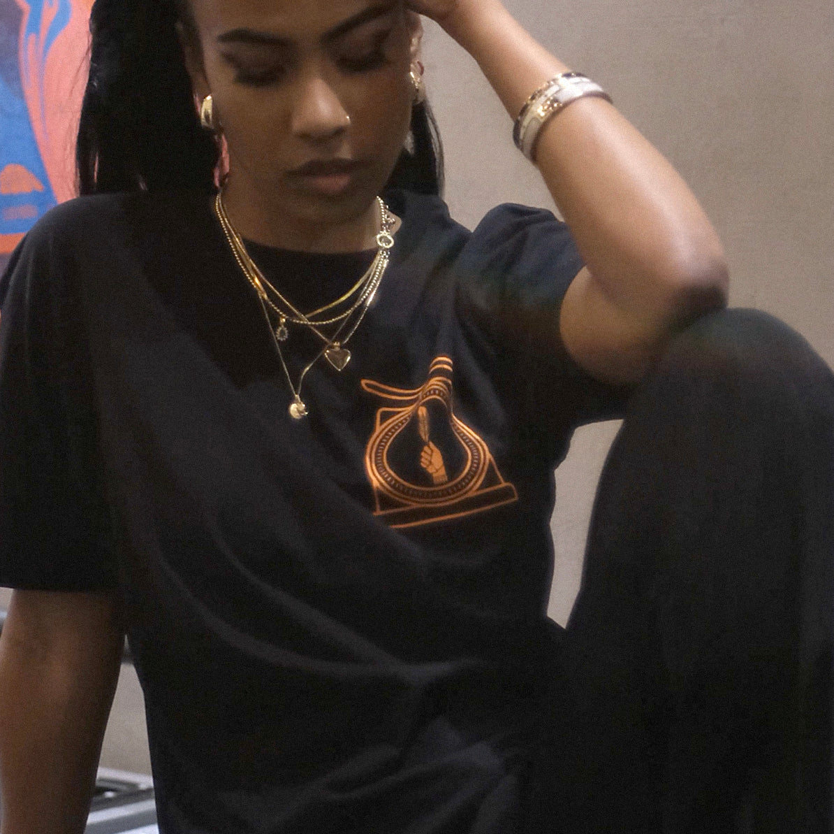 KG x FOLKS "NOTHING COME FROM SLEEPING" TEE